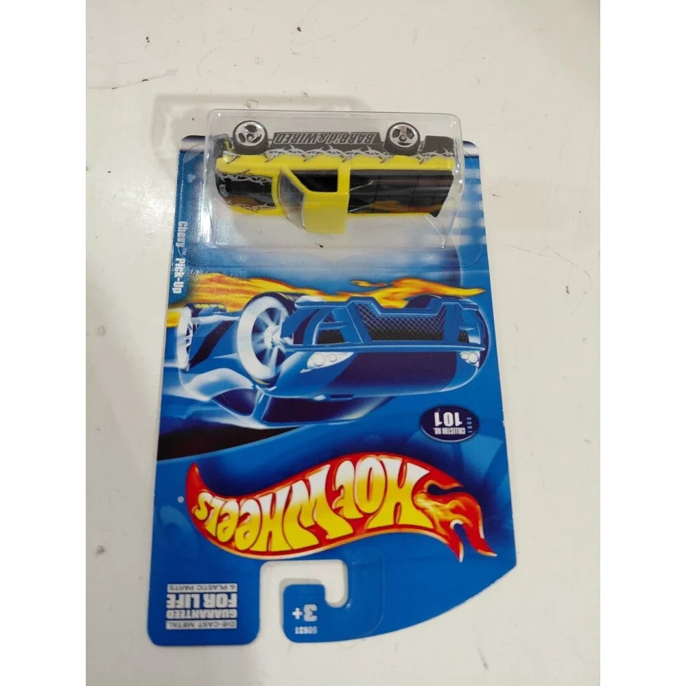 NIP Hot Wheels 1:64 Die Cast Barbed & Wired Chevrolet 1500 Racing Pickup Truck